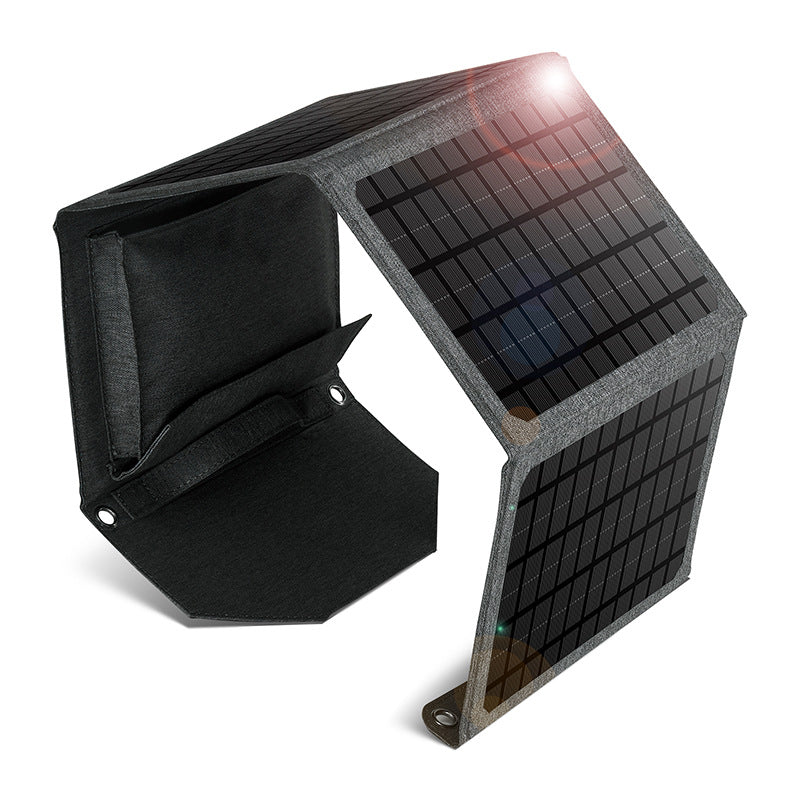 24W Dual USB Foldable Solar Panel Portable 4-Folding Solar Charger for Outdoor Hiking Camping 24W Dual USB Foldable Solar Panel Portable 4-Folding Solar Charger for Outdoor Hiking Camping